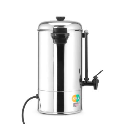 Ohřívač horkých nápojů jednostěnný, HENDI, 9L, Stříbrná, 230V/2200W, 340x227x(H)468mm | 209882